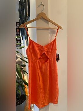Robe d’été orange O'Neill (New) Vibrant Orange Summer Dress